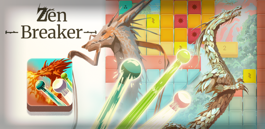 Zen Breaker - A brick breaker game with dragons